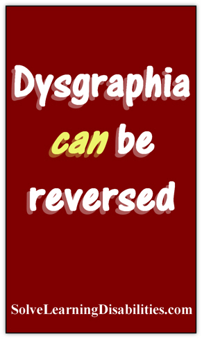 Dysgraphia - Solve Learning Disabilities